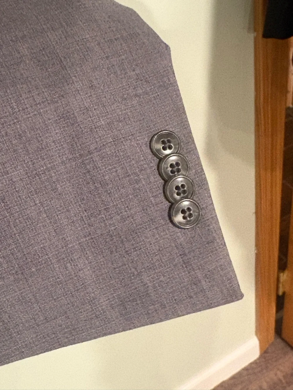 Joseph Abboud Grey Men's Two-Button Suit - Picture 4 of 11